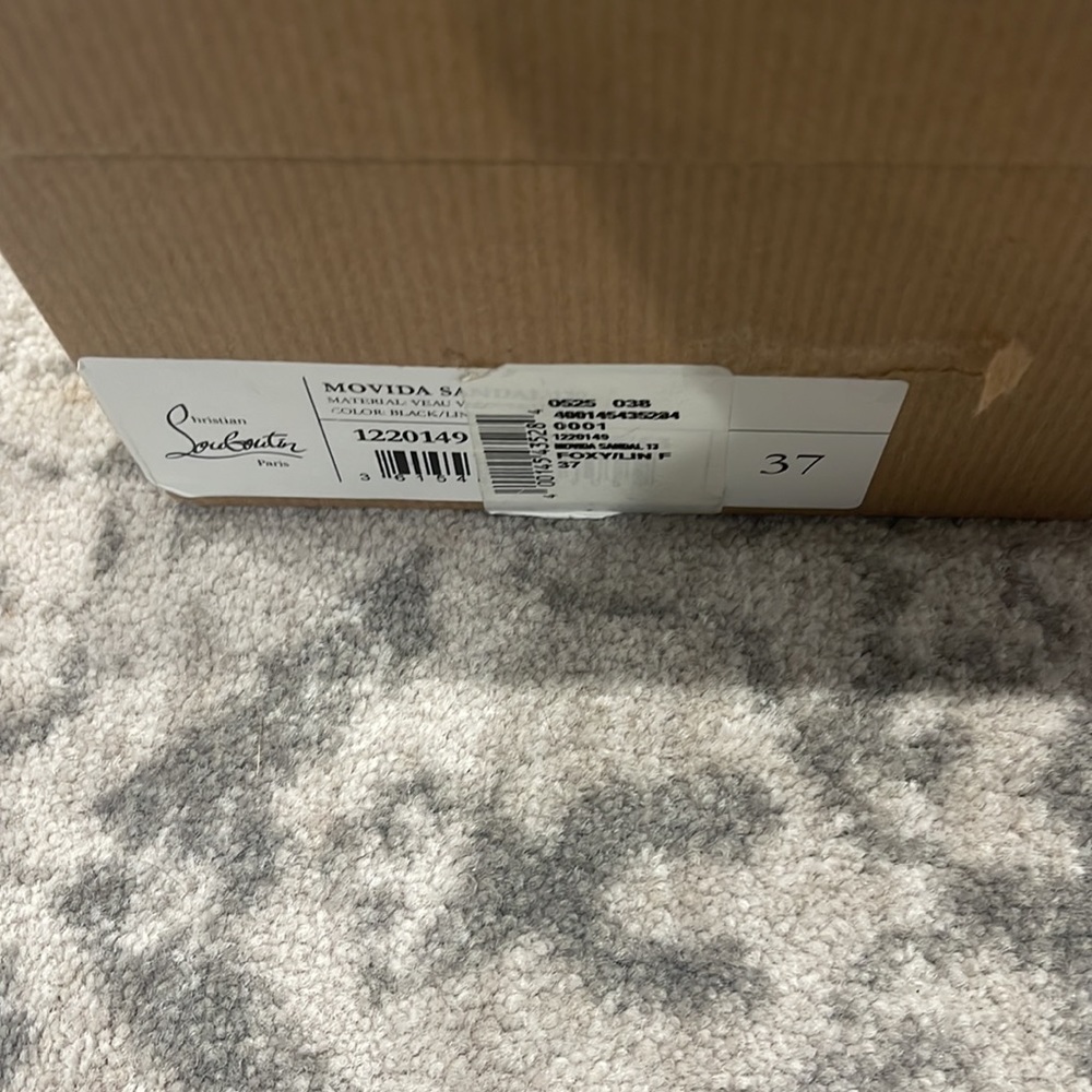 CHRISTIAN LOUBOUTIN
Movida Jane 130 black suede sandals Size 37 BNIB - Picture 6 of 9